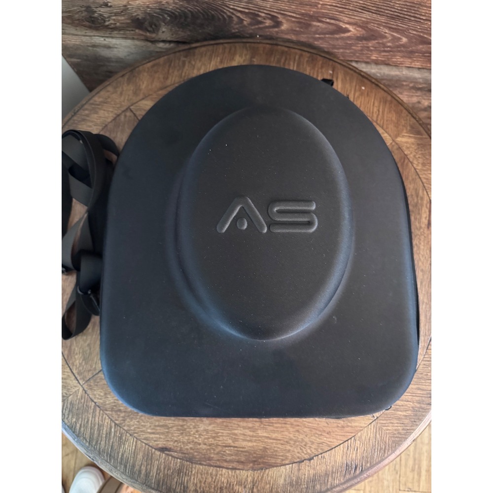 American Hat Makers AS Black Hard Shell Cowboy Hat Travel Case with Straps
